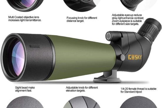 GOSKY BAK4 Angled Night Vision Scope Review for Hunters