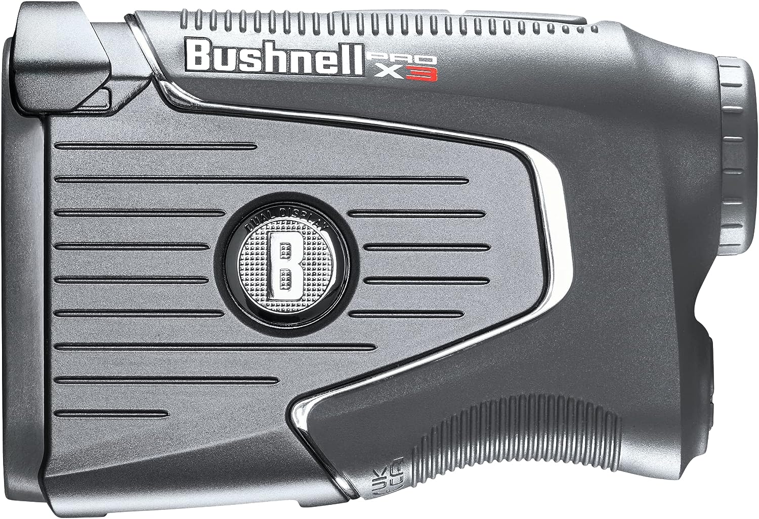 Bushnell Golf Pro X3 Golf Laser Rangefinder, Waterproof, Slope + Elements Compensation, Locking Slope Switch, Dual Display, Bite Magnet Mount