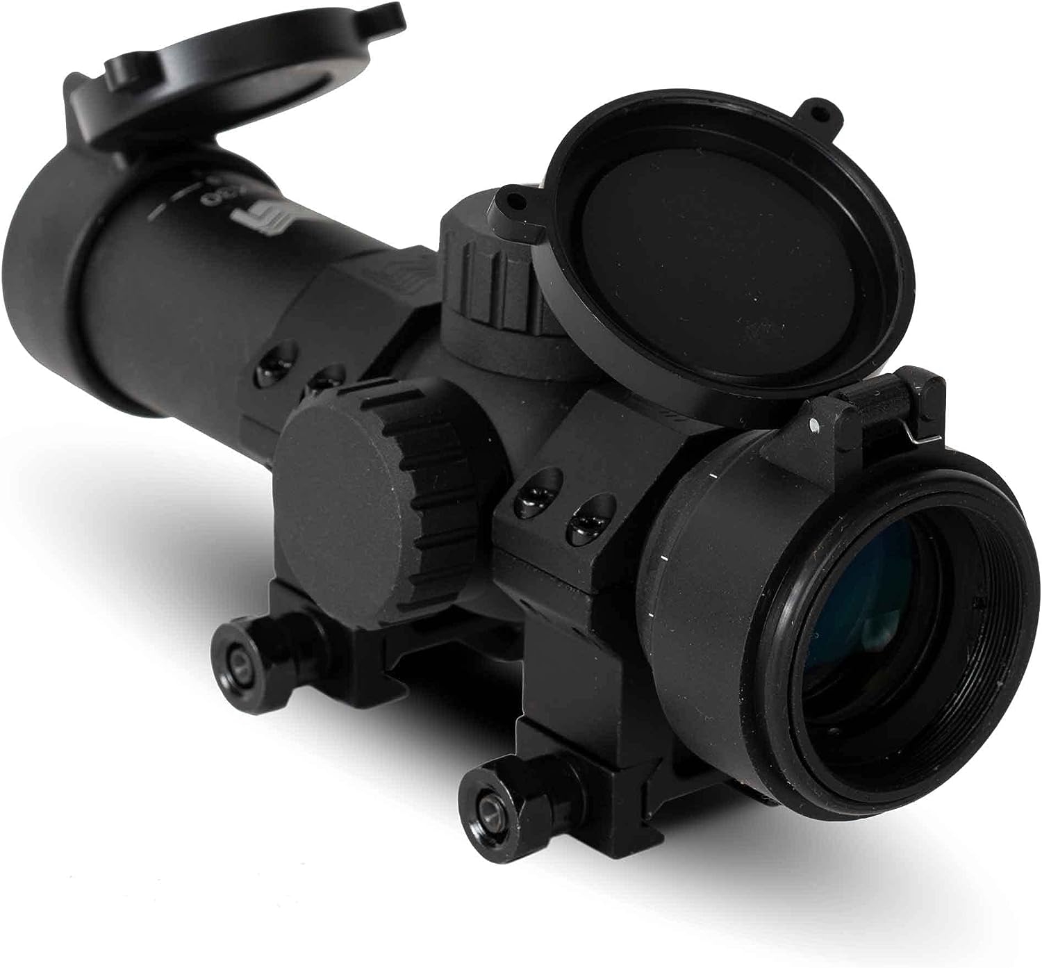 Monstrum Stealth 4x30 Fixed Magnification Scope with AO Parallax Adjustment | MX1 Reticle