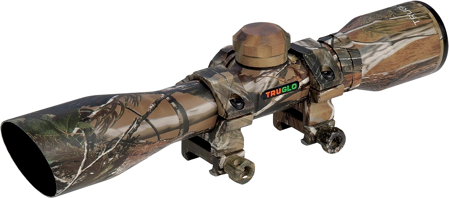 TRUGLO Crossbow Scope 4X32 with Rings APG