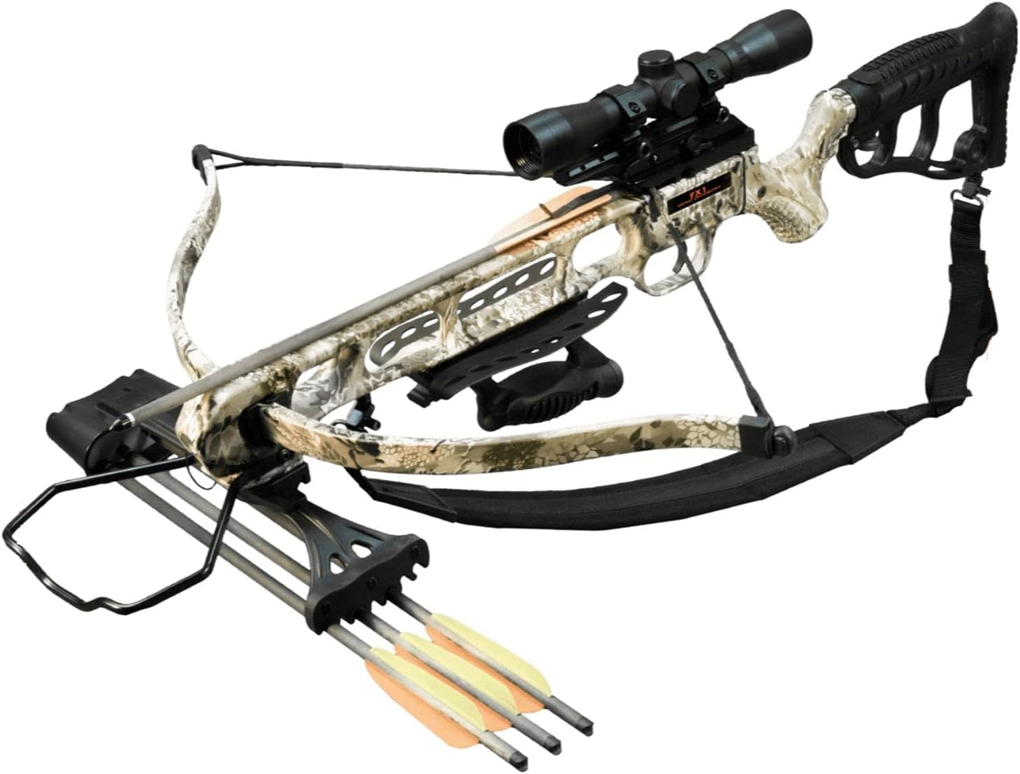 Viking Crossbows FX1-45 Recurve Crossbow Package Rhino Camo, 300